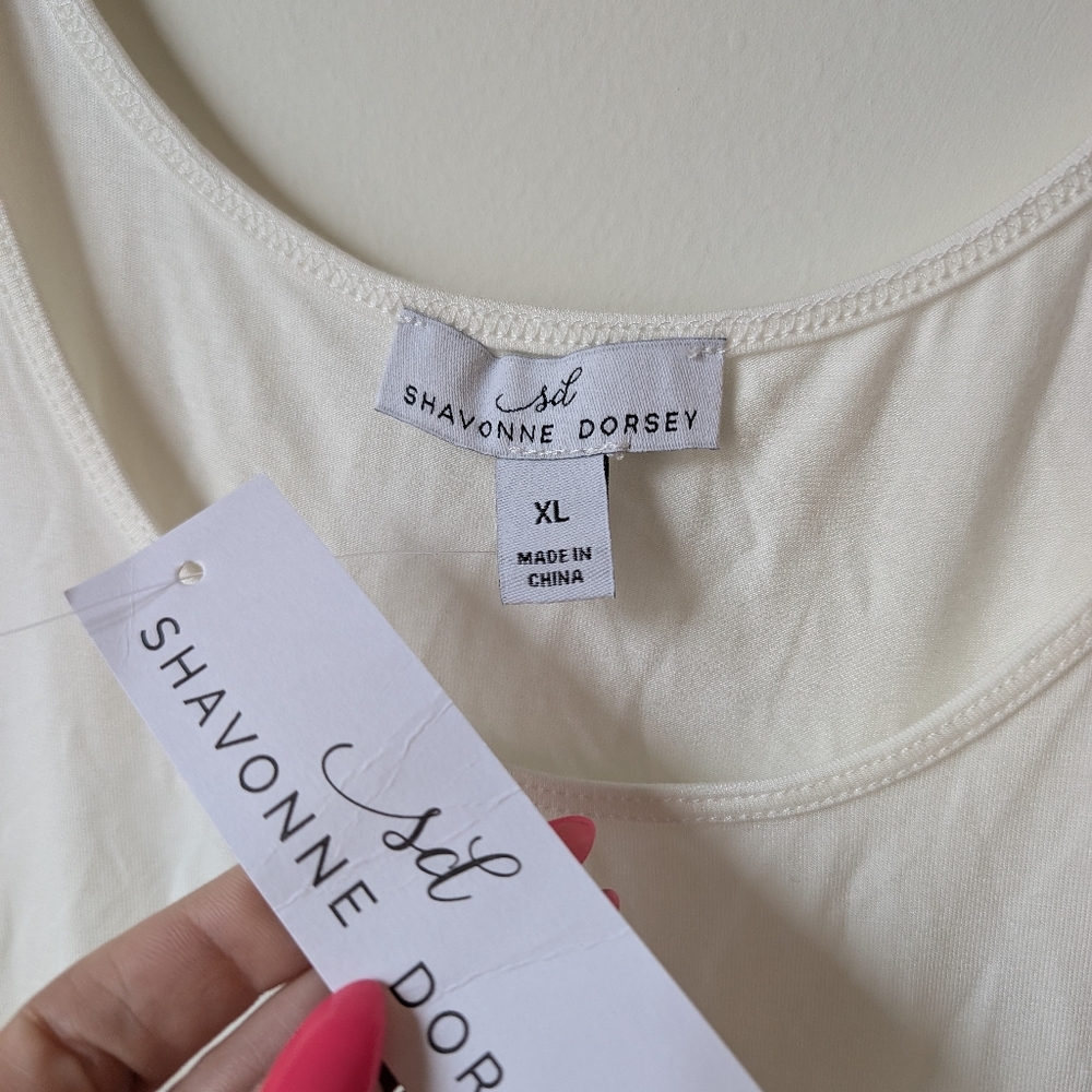 Shavonne Dorsey Basic Layering Tank Size XL NEW - Picture 2 of 3